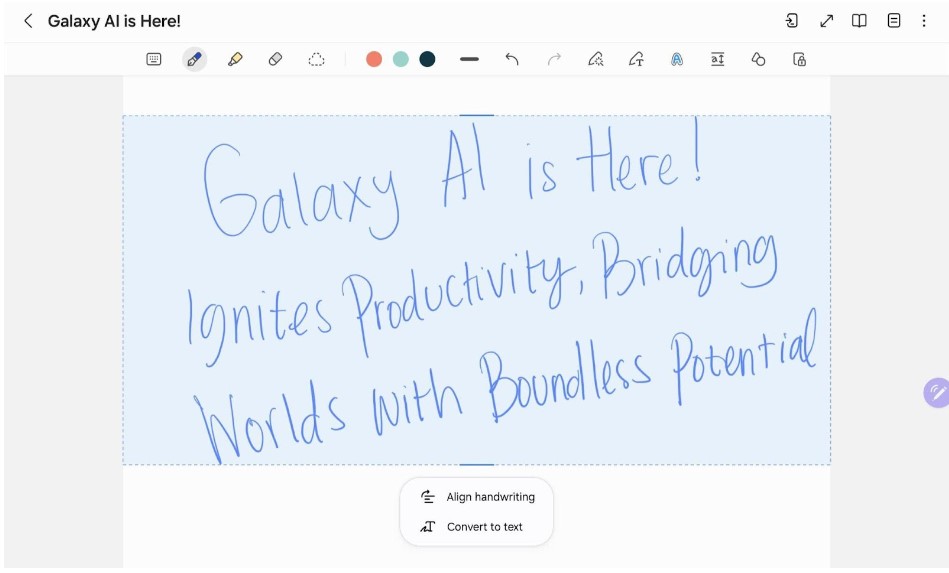 Cara Menggunakan Note Assist dari Galaxy AI di Tablet Samsung Galaxy Tab S9&nbsp;Series
