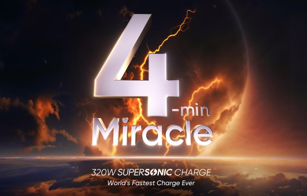 Realme Pimpin Inovasi Fast Charge Tercepat dengan 320W SUPERSONIC&nbsp;Charge